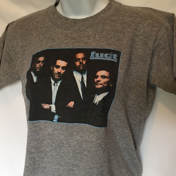 FUCT Tops - RARE FUCT GOODFELLAS T-SHIRT 1994 GRAY VINTAGE